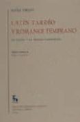 latin tardio y romance temprano-roger wright-9788424913977 latin tardio y romance temprano-roger wright-9788424913977