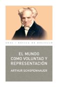 el mundo como voluntad y representacion-arthur schopenhauer-9788446003977 el mundo como voluntad y representacion-arthur schopenhauer-9788446003977