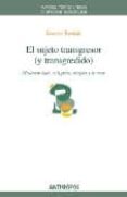 el sujeto transgresor y (transgredido)-josetxo beriain-9788476589977 el sujeto transgresor y (transgredido)-josetxo beriain-9788476589977