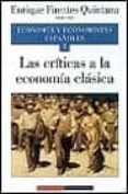 economia y economista españoles: las criticas a la economia clasi ca (vol. 5)-9788481091977 economia y economista españoles: las criticas a la economia clasi ca (vol. 5)-9788481091977
