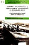 errores, oberservaciones y anécdotas en instalaciones de conducciones-manuel mateos de vicente-9788496486577 errores, oberservaciones y anécdotas en instalaciones de conducciones-manuel mateos de vicente-9788496486577