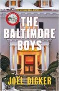 the baltimore boys-joël dicker-9780857056887 the baltimore boys-joël dicker-9780857056887
