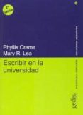 escribir en la universidad-phyllis creme-mary r. lea-9788474326987 escribir en la universidad-phyllis creme-mary r. lea-9788474326987