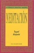meditacion-rinpoche sogyal-9788476515587 meditacion-rinpoche sogyal-9788476515587