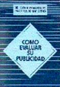 como evaluar su publicidad-claudio l. soriano-9788486251987 como evaluar su publicidad-claudio l. soriano-9788486251987