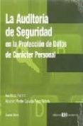 auditoria de seguridad en la proteccion de datos de caracter pers onal-ana marzo portera-9788496283787 auditoria de seguridad en la proteccion de datos de caracter pers onal-ana marzo portera-9788496283787
