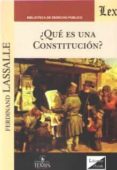 ¿que es una constitucion?-ferdinand lassalle-9789563923087 ¿que es una constitucion?-ferdinand lassalle-9789563923087