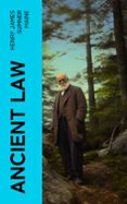 Libro de texto descarga pdf gratuita ANCIENT LAW  (edición en inglés) 4066339558397 de HENRY JAMES SUMNER MAINE in Spanish