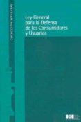 ley general para la defensa de los consumidores y usuarios-9788434017597 ley general para la defensa de los consumidores y usuarios-9788434017597