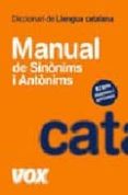 diccionari manual de llengua catalana: sinonims i antonims-9788483329597 diccionari manual de llengua catalana: sinonims i antonims-9788483329597