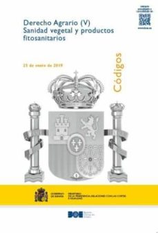 Portada de DERECHO AGRARIO: SANIDAD VEGETAL Y PRODUCTOS FITOSANITARIOS
