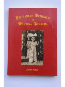 Portada de PROBABLES MEMORIAS DE MARTINA HERRERA. FRAGMENTOS