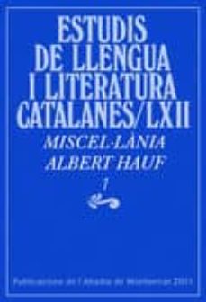 Portada de MISCELLANIA ALBERT HAUF, 1.
