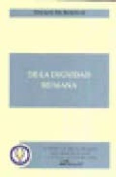 Portada de DE LA DIGNIDAD HUMANA