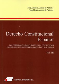 Descárgalo e libros DERECHO CONSTITUCIONAL ESPAÑOL III 9788479916107