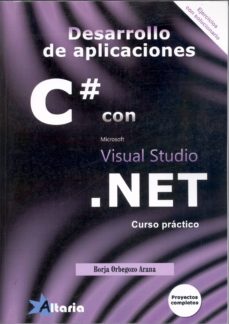 Descargar libros de texto torrents gratis. DESARROLLO DE APLICACIONES C# CON VISUAL STUDIO.NET en español 9788494300707