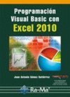 Descarga gratuita de libros de audio de código abierto. PROGRAMACIÓN VISUAL BASIC CON EXCEL 2010 MOBI PDF CHM