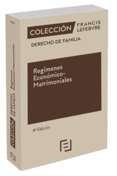 Portada de REGIMENES ECONOMICO-MATRIMONIALES. 2020 DERECHO DE FAMILIA