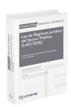 Portada de LEY DE REGIMEN JURIDICO DEL SECTOR PUBLICO (L40/2015)