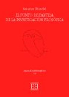 Portada de EL PUNTO DE PARTIDA DE LA INVESTIGACION FILOSOFICA