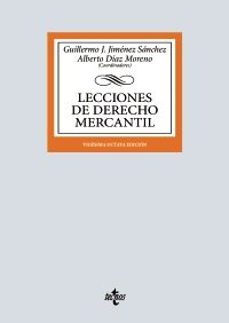 Portada de LECCIONES DE DERECHO MERCANTIL (28ª ED.)