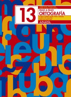Portada de ORTOGRAFIA 13. PASO A PASO
