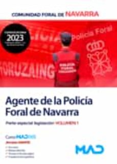 Descargas de audio de libros electrónicos AGENTE DE LA POLICIA FORAL DE NAVARRA. TEMARIO PARTE ESPECIAL LEGISLACION VOLUMEN 1 de  9788414272817 PDB (Literatura española)