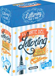 Portada de EL ARTE DEL LETTERING PARA NIÑOS MUY CREATIVOS