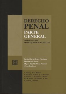 Portada de DERECHO PENAL. PARTE GENERAL