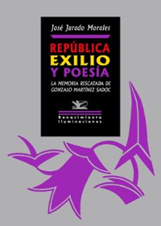 Portada de REPUBLICA, EXILIO Y POESIA