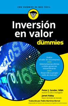 Portada de INVERSION EN VALOR PARA DUMMIES