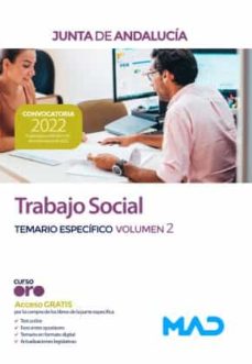 Descargar gratis ebook uk TRABAJO SOCIAL DE LA JUNTA DE ANDALUCÍA. TEMARIO ESPECÍFICO VOLUMEN 2