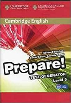 Descargar audiolibros online gratis CAMBRIDGE ENGLISH PREPARE! TEST GENERATOR LEVEL 5 CD-ROM 9788490369227