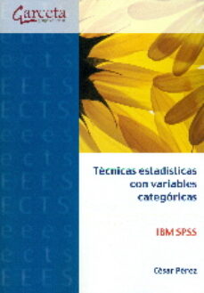Portada de TECNICAS ESTADISTICAS CON VARIABLES CATEGORICAS