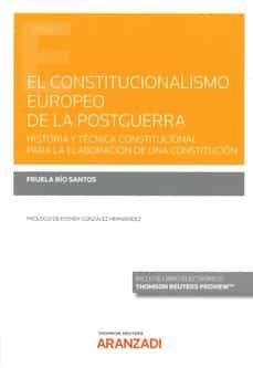 Libros electrónicos gratis para descargar en mi teléfono CONSTITUCIONALISMO EUROPEO DE LA POSTGUERRA.HISTORIA Y TÉCNICA CONSTITUCIONAL PARA LA ELABORACIÓN DE UNA CONSTITUCIÓN MOBI PDF de FRUELA RÍO SANTOS (Spanish Edition)