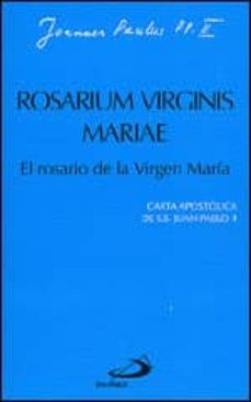 Portada de ROSARIUM VIRGINIS MARIAE. ROSARIO DE LA VIRGEN MAR?A