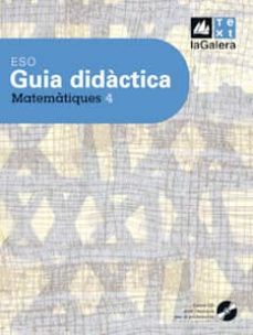 Portada de MATEMATIQUES, 4 ESO. GUIA DIDACTICA