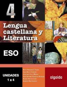 Portada de LENGUA CASTELLANA Y LITERATURA 4º ESO. POR TRIMESTRES MELILLA ANDALUCIA CEUTA CASTILLALA MANCHA MADRID GALICIA