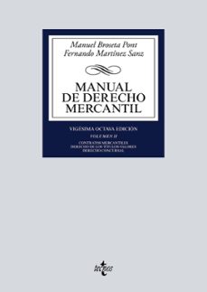 MANUAL DE DERECHO MERCANTIL. VOLUMEN II