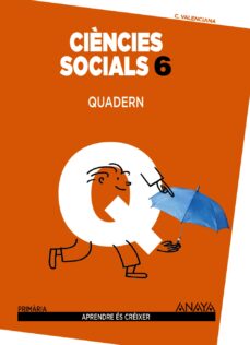 Portada de CIÈNCIES SOCIALS 6º EDUCACION PRIMARIA   QUADERN.  COMUNIDAD VALENCIANA