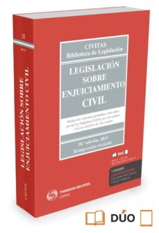 Portada de LEGISLACION SOBRE ENJUICIAMIENTO CIVIL (38ª ED.)