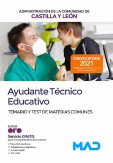 Ibooks para pc descargar AYUDANTE TÉCNICO EDUCATIVO. COMUNIDAD AUTÓNOMA DE CASTILLA Y LEÓN TEMARIO Y TEST MATERIAS COMUNES  en español