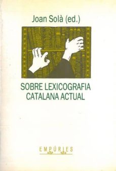 Portada de SOBRE LEXICOGRAFIA CATALANA ACTUAL