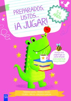 Portada de PREPARADOS, LISTOS... ¡A JUGAR! 5-6 AÑOS ROSA