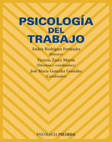 Portada de PSICOLOGIA DEL TRABAJO