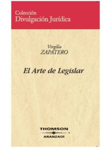 Portada de EL ARTE DE LEGISLAR