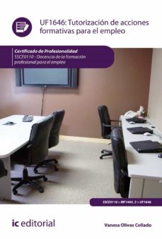 Portada de (I.B.D.) SSCE0110 TUTORIZACION DE ACCIONES FORMATIVAS PARA EL EMPLEO  DOCENCIA DE LA FORMACION PROFESIONAL PARA EL EMPLEO