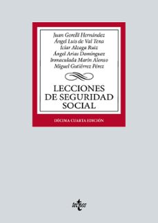 Portada de LECCIONES DE SEGURIDAD SOCIAL (EBOOK)