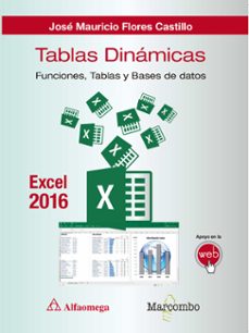 Descargar libro isbn no TABLAS DINAMICAS CON EXCEL 2016: FUNCIONES, TABLAS Y BASE DE DATOS (Spanish Edition) PDB MOBI de JOS� MAURICIO FLORES CASTILLO