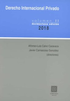 Descargar DERECHO INTERNACIONAL PRIVADO VOLUMEN II gratis pdf - leer online